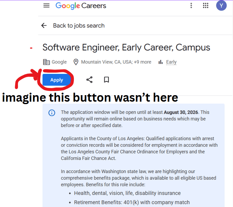 Made a job apply button tracker